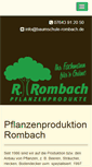 Mobile Screenshot of baumschule-rombach.de